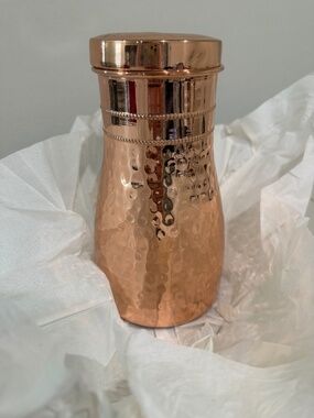 100% Hammered Copper Carafe - New - Never Used